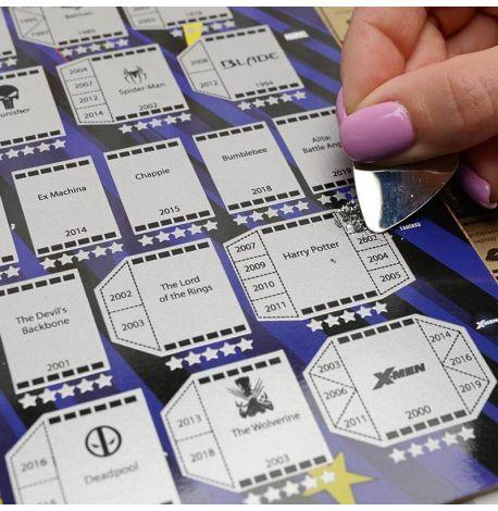 Скретч-постер фільмів My Poster Fantastic Movies (англійська мова) в тубусі