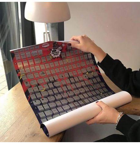 Скретч-постер фільмів My Poster Fantastic Movies (англійська мова) в тубусі