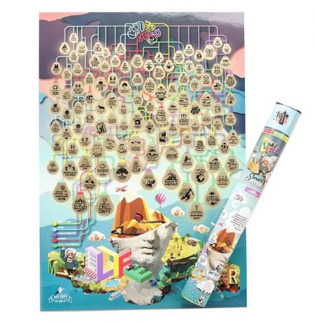 Скретч-постер My Life Poster (українська мова) в тубусі