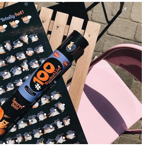 Скретч-постер для пар #100 Справ Kamasutra edition 18+ (англійська мова) в тубусі