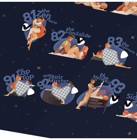 Скретч-постер для пар #100 Справ Kamasutra edition 18+ (англійська мова) в тубусі