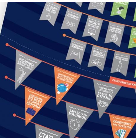 Скретч-постер #100 Справ (російська мова) в тубусі