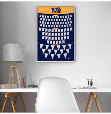 Скретч-постер #100 Справ (російська мова) в тубусі