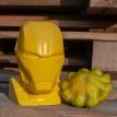 Скульптура вазон-органайзер "Залізна людина" (жовтий)
