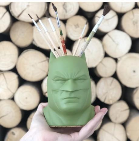 Скульптура вазон-органайзер "Бэтмен" (хаки)