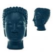 Скульптура вазон-органайзер "Будда" (темно-синий)