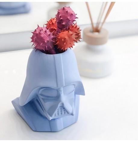 Скульптура вазон-органайзер "Дарт Вейдер" (голубой)