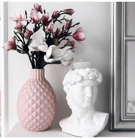 Скульптура вазон-органайзер "Давид" (білий)