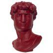 Скульптура вазон-органайзер "Давид" (бордовый)