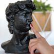 Скульптура вазон-органайзер "Давид" (чорний)