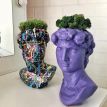 Скульптура вазон-органайзер "Давид" (фиолетовый)