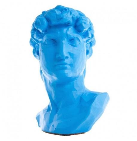 Скульптура вазон-органайзер "Давид" (светло-синий)