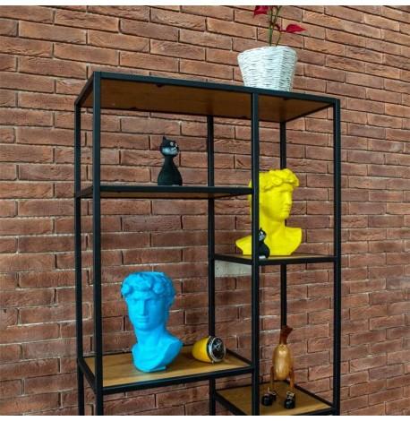 Скульптура вазон-органайзер "Давид" (светло-синий)