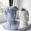 Скульптура вазон-органайзер "Давид" (голубой)