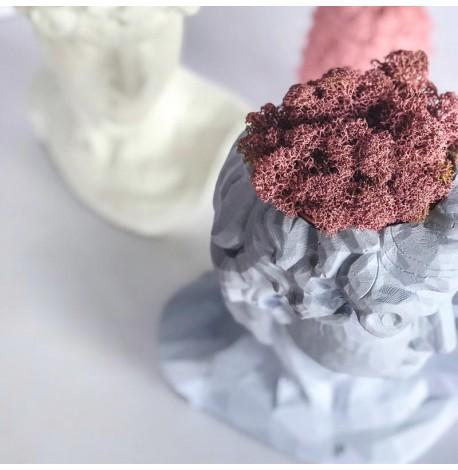 Скульптура вазон-органайзер "Давид" (голубой)