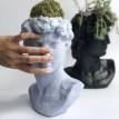 Скульптура вазон-органайзер "Давид" (голубой)