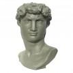 Скульптура вазон-органайзер "Давид" (оливковый)