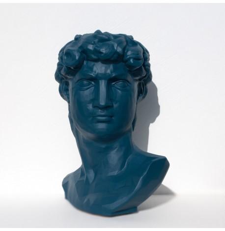 Скульптура вазон-органайзер "Давид" (темно-синий)