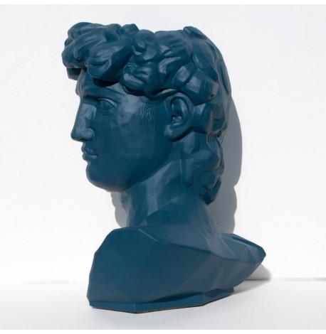 Скульптура вазон-органайзер "Давид" (темно-синий)