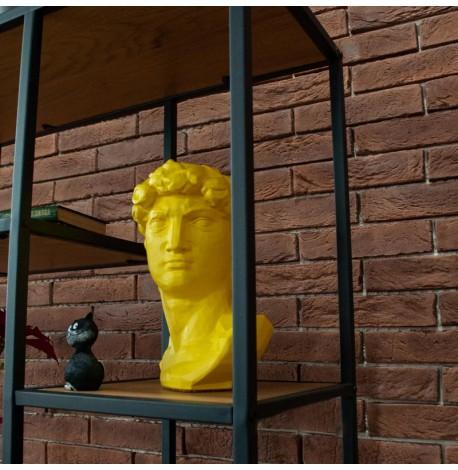 Скульптура вазон-органайзер "Давид" (желтый)