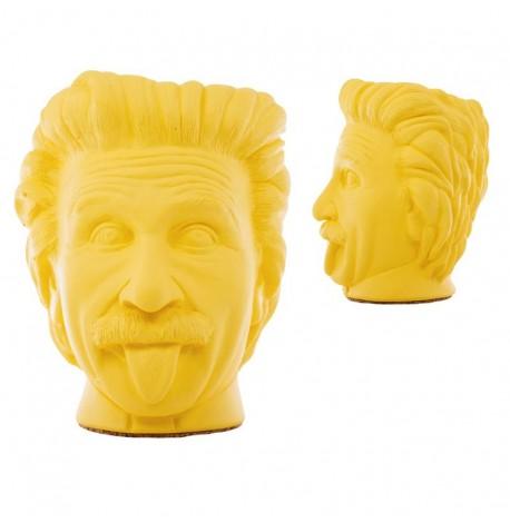 Скульптура вазон-органайзер "Ейнштейн" (жовтий)