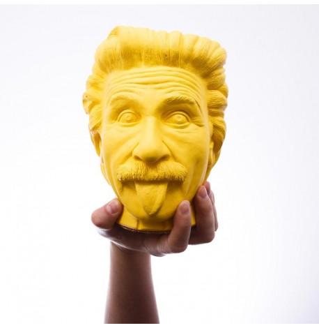 Скульптура вазон-органайзер "Ейнштейн" (жовтий)