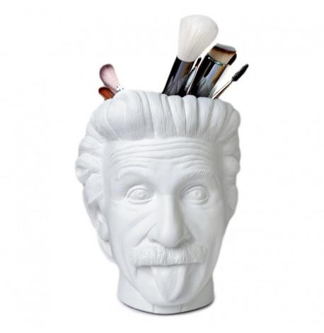 Скульптура вазон-органайзер "Ейнштейн" (білий)