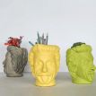Скульптура вазон-органайзер "Эйнштейн" (салатовый)