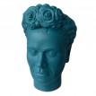 Скульптура вазон-органайзер "Фрида Кало" (бирюзовый)
