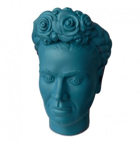 Скульптура вазон-органайзер "Фрида Кало" (бирюзовый)
