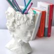 Скульптура вазон-органайзер "Медуза Горгона" (білий)