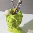 Скульптура вазон-органайзер "Медуза Горгона" (салатовый)