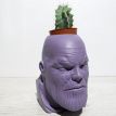 Скульптура вазон-органайзер "Танос" (фиолетовый)