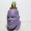 Скульптура вазон-органайзер "Танос" (фиолетовый)
