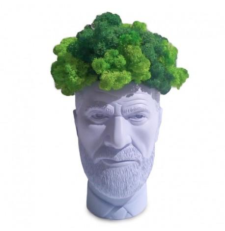 Скульптура вазон-органайзер "Зигмунд Фрейд" (фиолетовый)