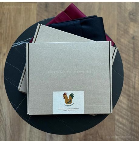 Фартук Christmas time (черный)