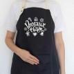 Фартух "Веселих свят" (чорний)