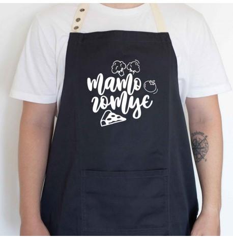 Чоловічий фартух "Тато готує" (чорний)