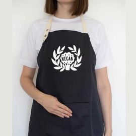 Фартух Vegan (чорний)