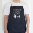 Мужской фартук "Найкращий тесть у світі" (черный)