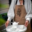 Жіночий фартух "Я люблю тебе, мам!" (бежевий)