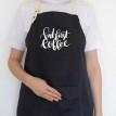 Фартук But first coffee (черный)