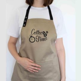 Фартух Coffee time (бежевий)