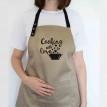 Фартук Cooking with love (бежевый)