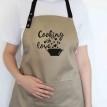 Фартук Cooking with love (бежевый)