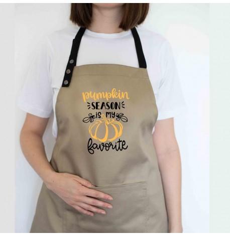Фартук Pumpkin season (бежевый)