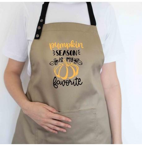 Фартук Pumpkin season (бежевый)