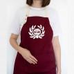 Фартук Vegan (бордовый)