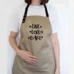 Фартук Live. Love. Bake (бежевый)