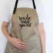 Фартук You are what you eat (бежевый)